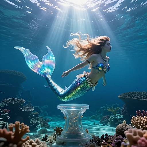 Enchanted Underwater Mermaid Fantasy