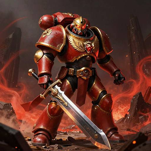 Blood Angels Armored Space Marine