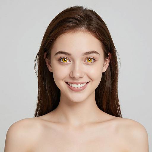 Portrait of Happy Young Woman