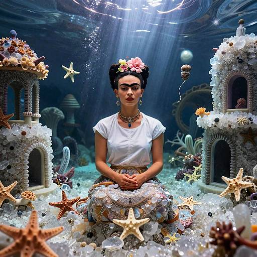 Surreal Underwater Crystal Theater
