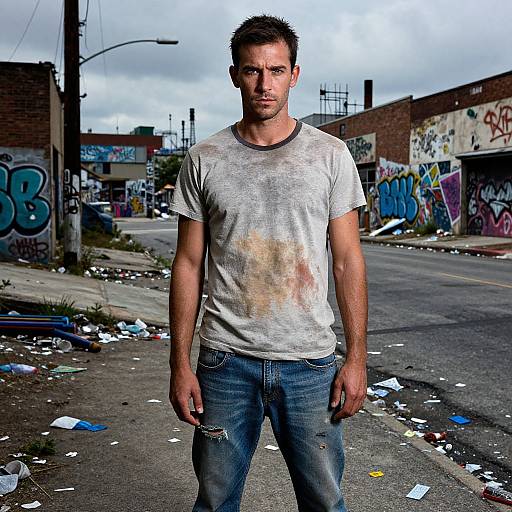 Gritty Portrait in Detroit Slums
