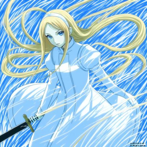 Illustration of Alice zuberg, sword art online in the style of Greatm8