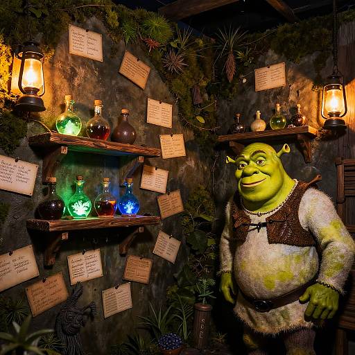 Shrek Themed Swamp Escape Room