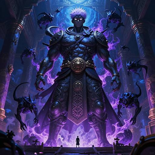 Ancient Cursed Relic in Eerie Temple