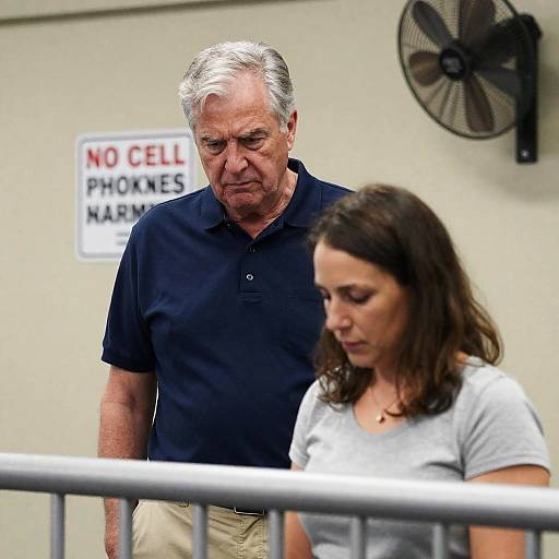 Intense Indoor Portrait of Two People