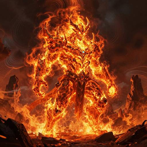 Ragnaros Fiery Elemental Lord