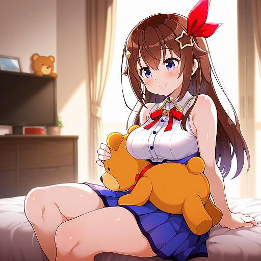 Illustration of Ankimo (tokino sora), hololive in the style of Tanaka kusao