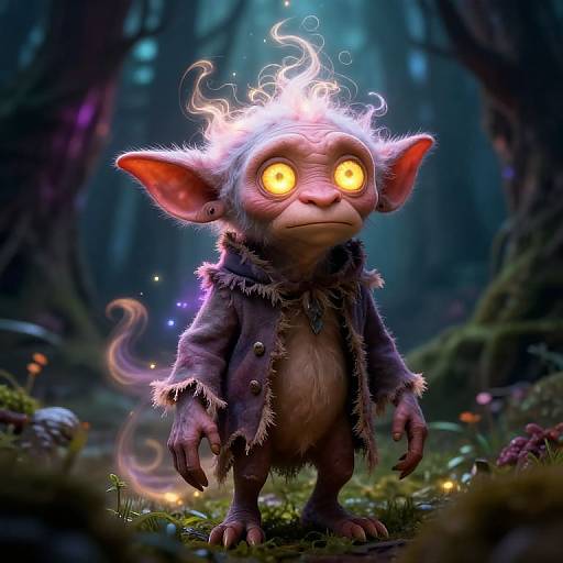 Dobby Goblin in Mystical Forest