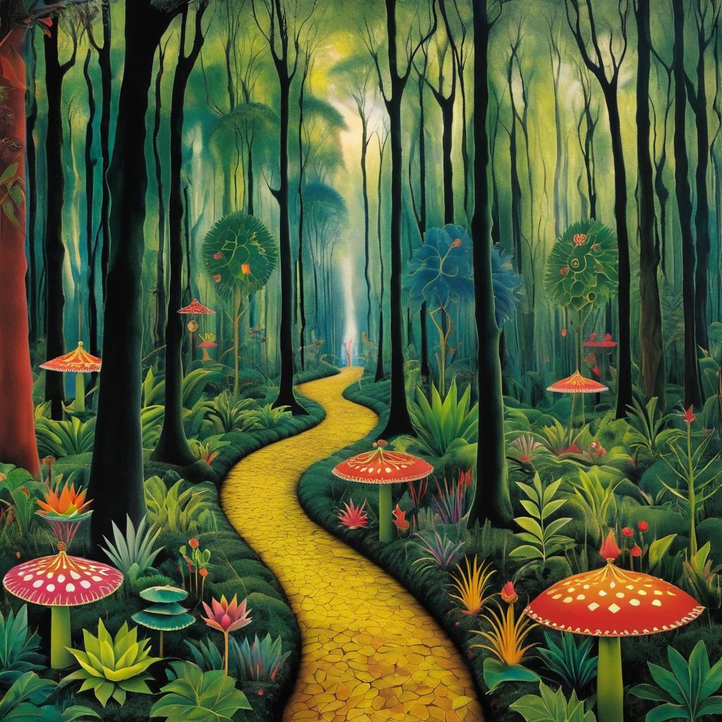 Surreal Woodland Inspired by Frida Kahlo