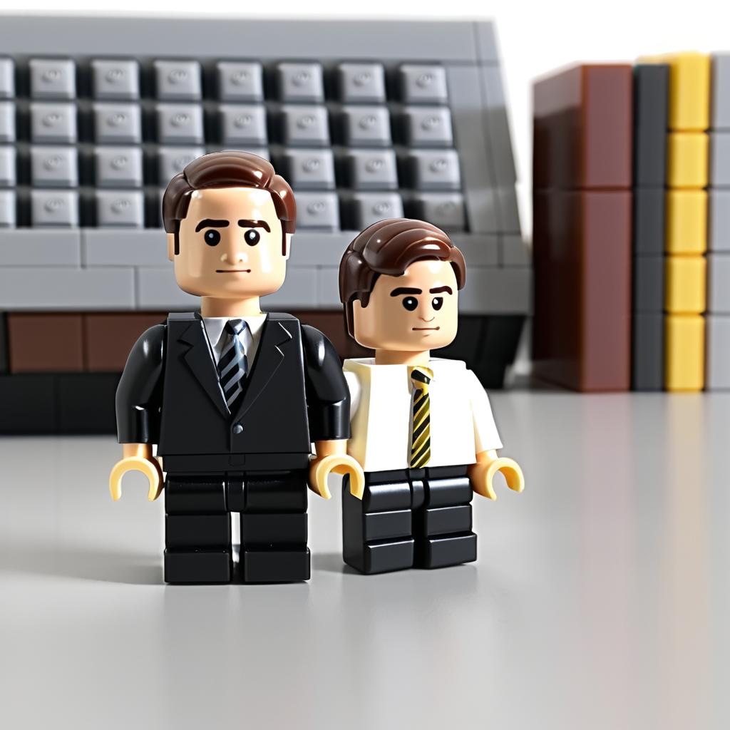 Vintage LEGO Michael Scott Mini Figure