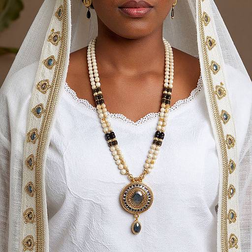 Zulu Attire Married Woman Close-Up