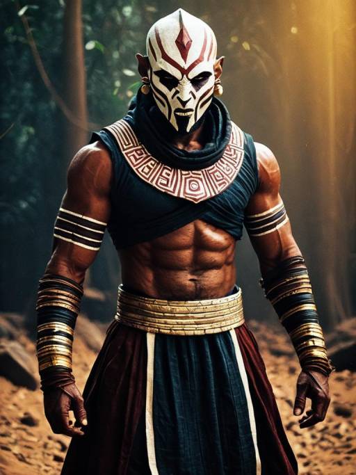 Realistic Baraka Cosplay Photo of Man