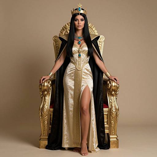 Realistic Queen Cleopatra Portrait