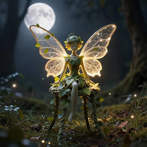 Tinkerbell Leaf and Vine Chair