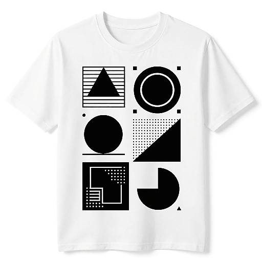 Minimalist Tech-Inspired T-Shirt Design