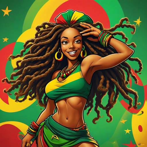 Rastafarian Animated Rasta Dancer