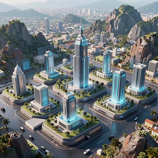 Cybernetic Architect's AI City Generator