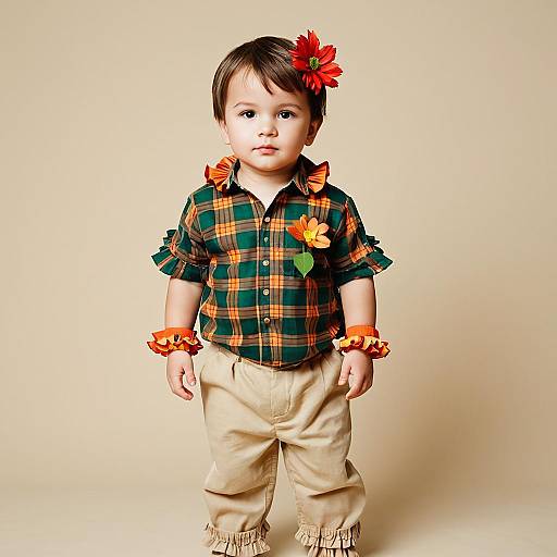 Toddler in Whimsical Lilo-Inspired Costume