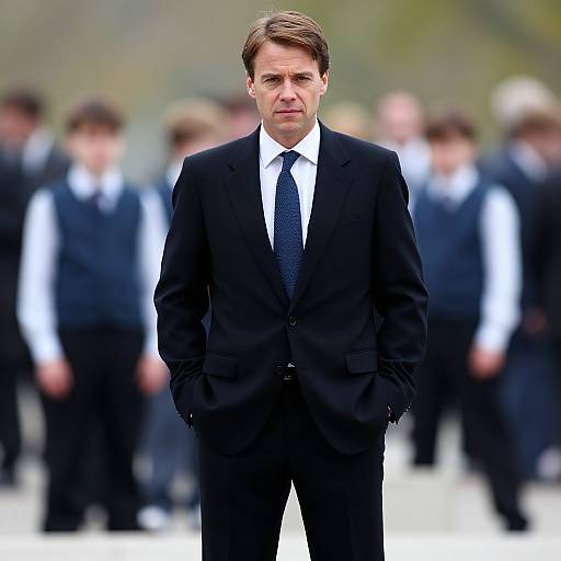 Marc Darcy Style Formal Outdoor Portrait