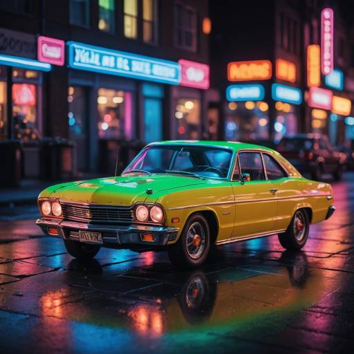 Neon City Toy Car Photography Showcase