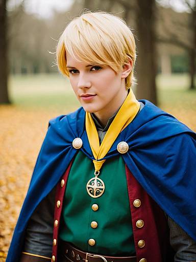 Lifestyle costume photo of Alfred (fire emblem). Cosplay clothes
