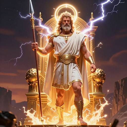 Epic Zeus on Mount Olympus