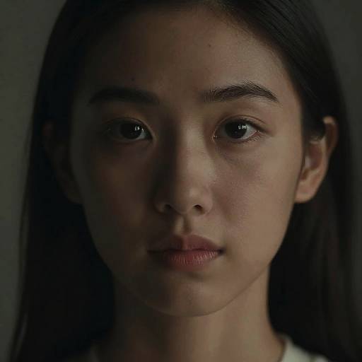 Cinematic Closeup of a Young Woman