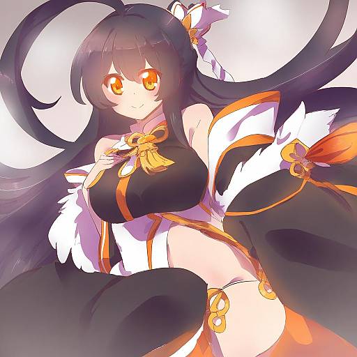 Illustration of Ara haan, elsword in the style of Paru rari