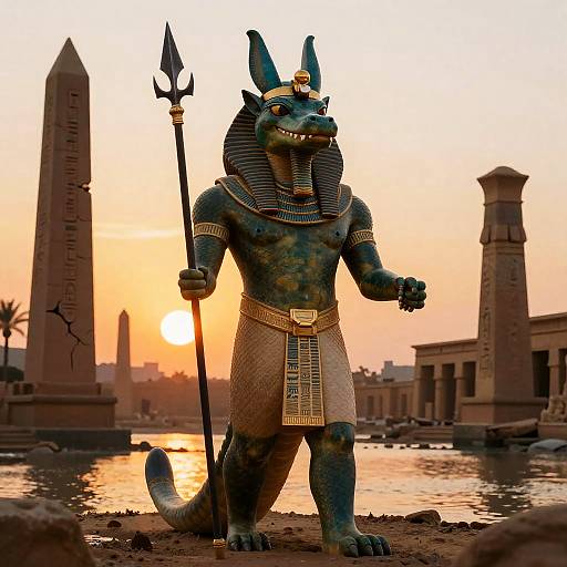 Sobek Crocodile War-Chief of Ruins