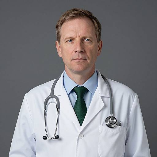 Professional Portrait of Male Doctor