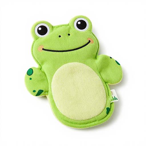 Fair Trade Organic Baby Mittens Frog