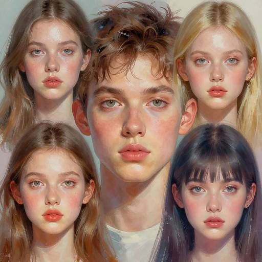 Surreal AI Portrait Merge