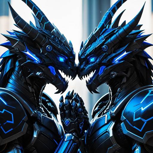 Elegant Mecha Dragons in Sci-Fi Romance