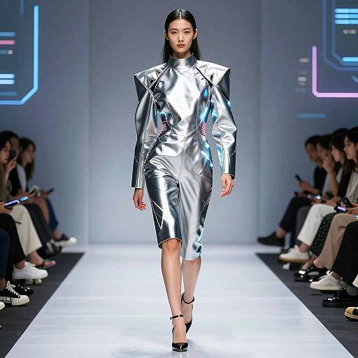 Futuristic Cyberpunk Fashion Design