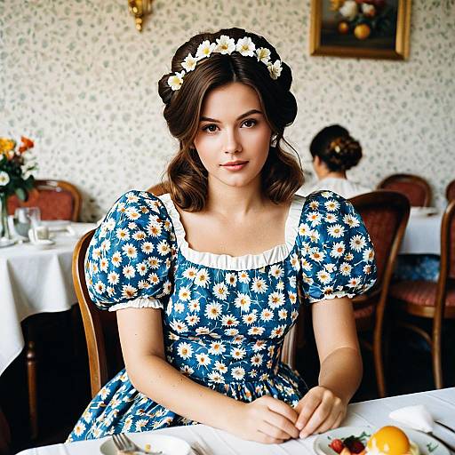 Chic Brunch Outfit with Floral Details