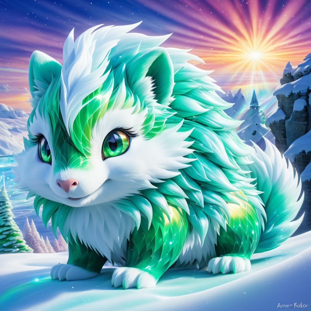 Hypnotic Alolan Sandshrew in Cosmic Frost