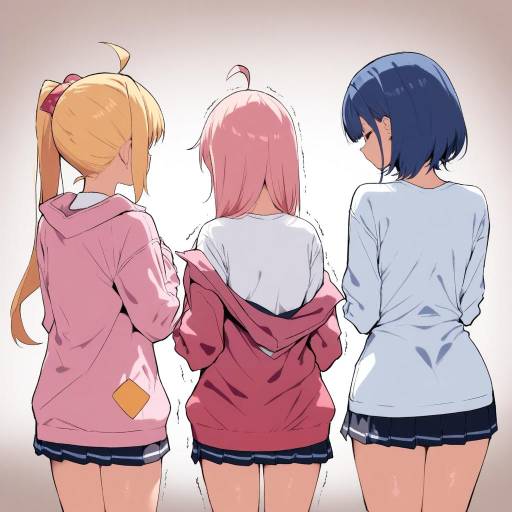 Colorful Girls in Stylish Attire