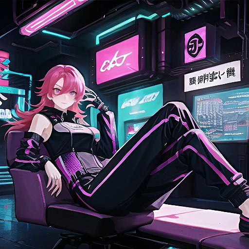 3D Cartoon Girl in Transparent Outfit