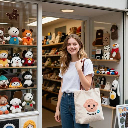 Handmade Felt Convenience Store Art