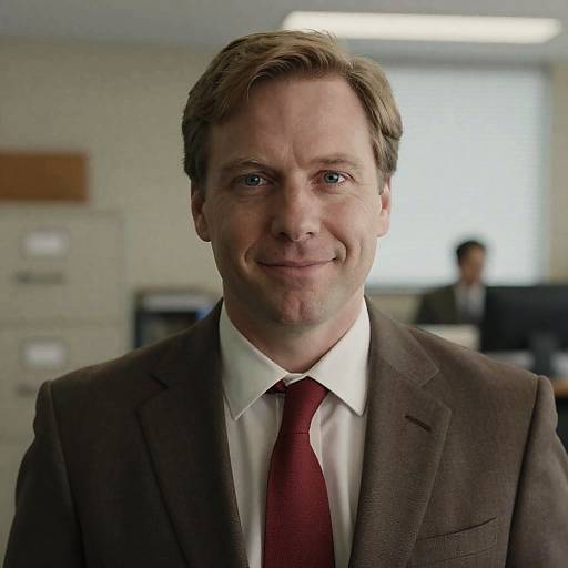 Professional Man in Stylish Office Setting
