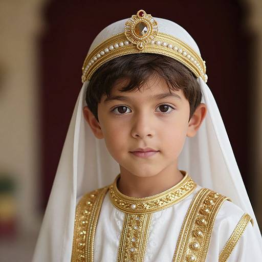 Arabian Nights Boy Costume Close-Up