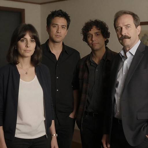 Group Portrait in a Dim Room