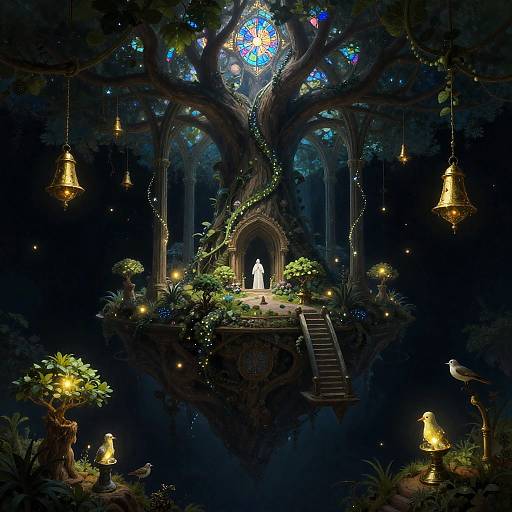 Celestial Arboreal Cathedral of Light