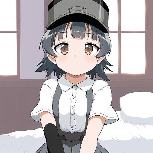 Illustration of Arare (kancolle), kantai collection in the style of Mikazuki neko