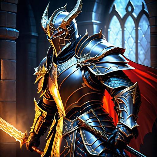 Dragon Knight in Ornate Armor