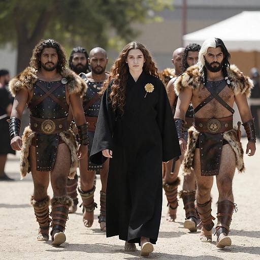 Regal Warriors Marching in Unity