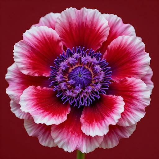 Vibrant Symmetrical Gradient Flower