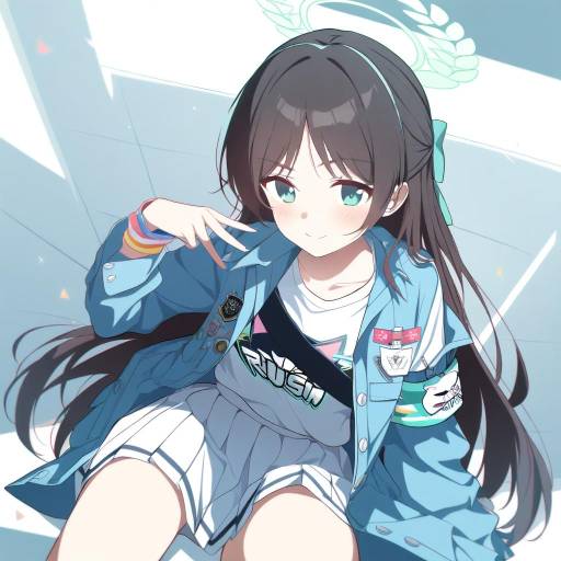 Illustration of Airi (band) (blue archive), blue archive in the style of Kisaragi zwei