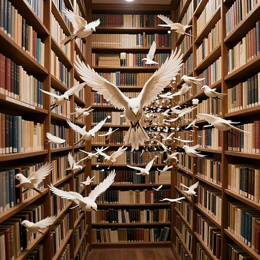 Symphonic Library of Sentient Book-Birds