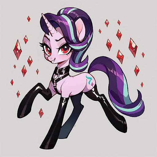 Evil Starlight Glimmer in Latex